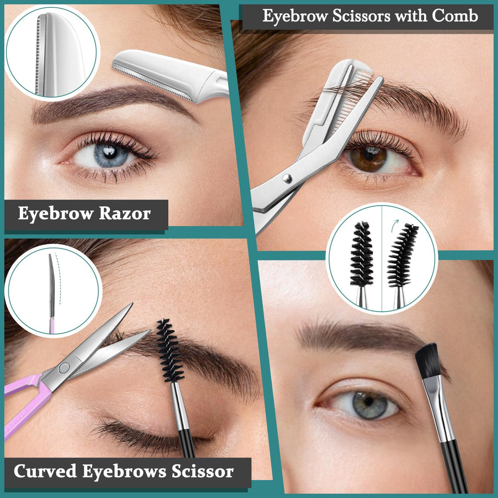 TsMADDTs rasoir sourcils rotation 180 degrés, rasage pratique et sûr.