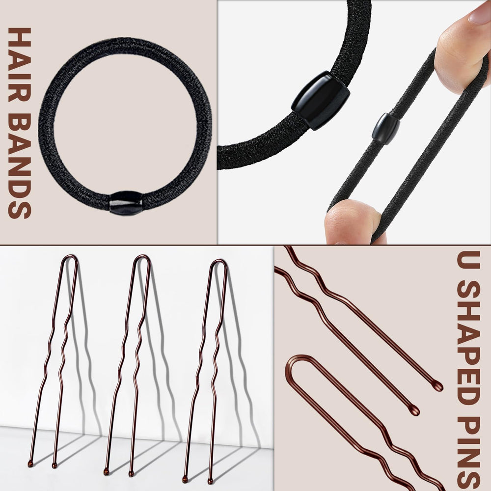 TsMADDTs set-accessoires-chignon-danse, parfait pour performances et fêtes.