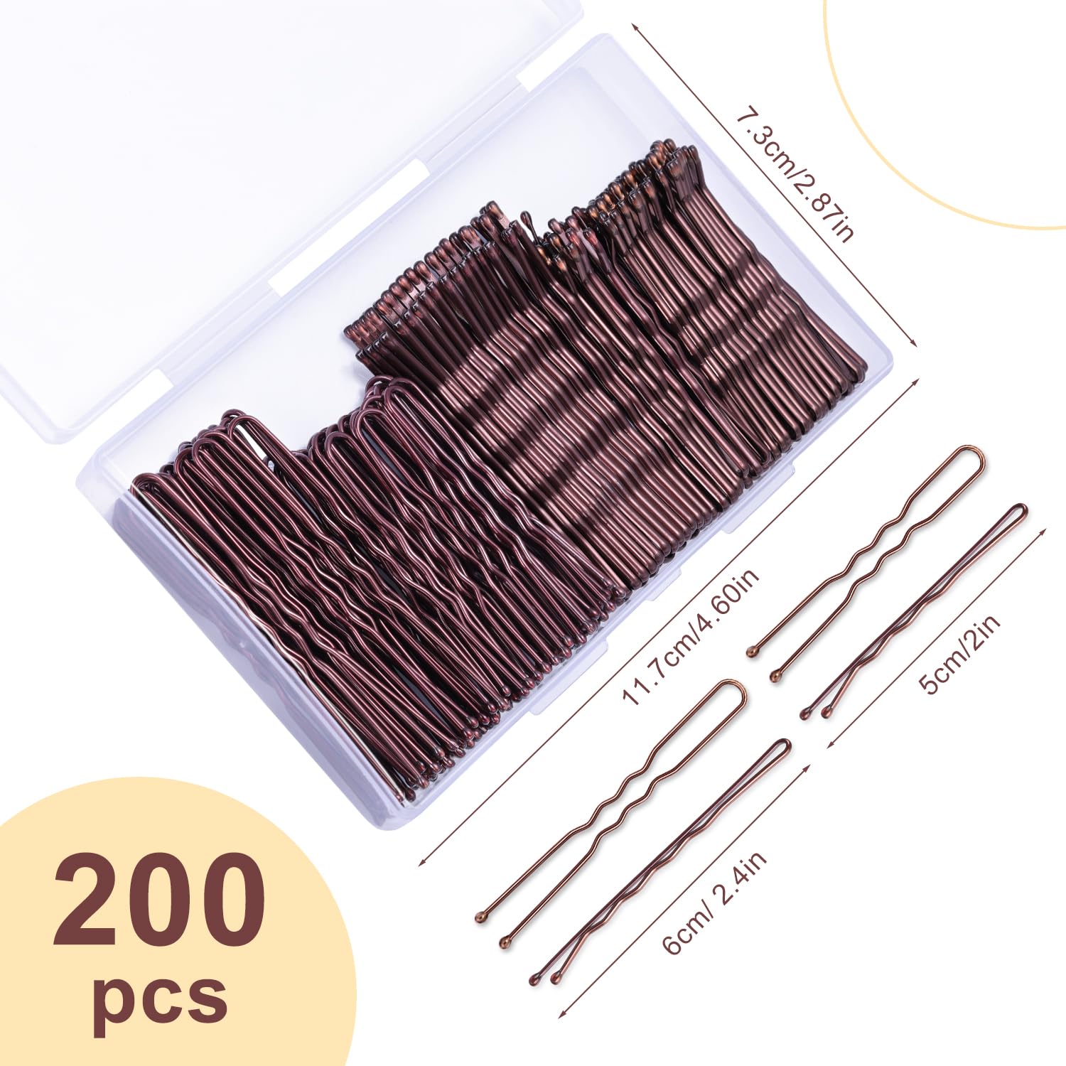 TsMADDTs pinces-cheveux U 2in, usage quotidien et maintien discret.