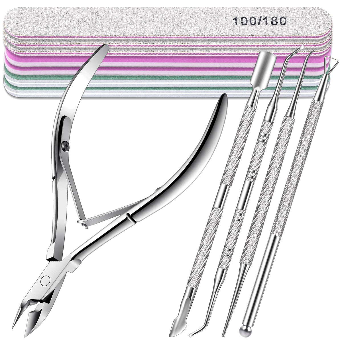 TsMADDTs kit coupe-cuticule pour une préparation précise des ongles.
