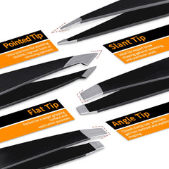 TsMADDTs pinces à sourcils droites pour retirer les poils fins
