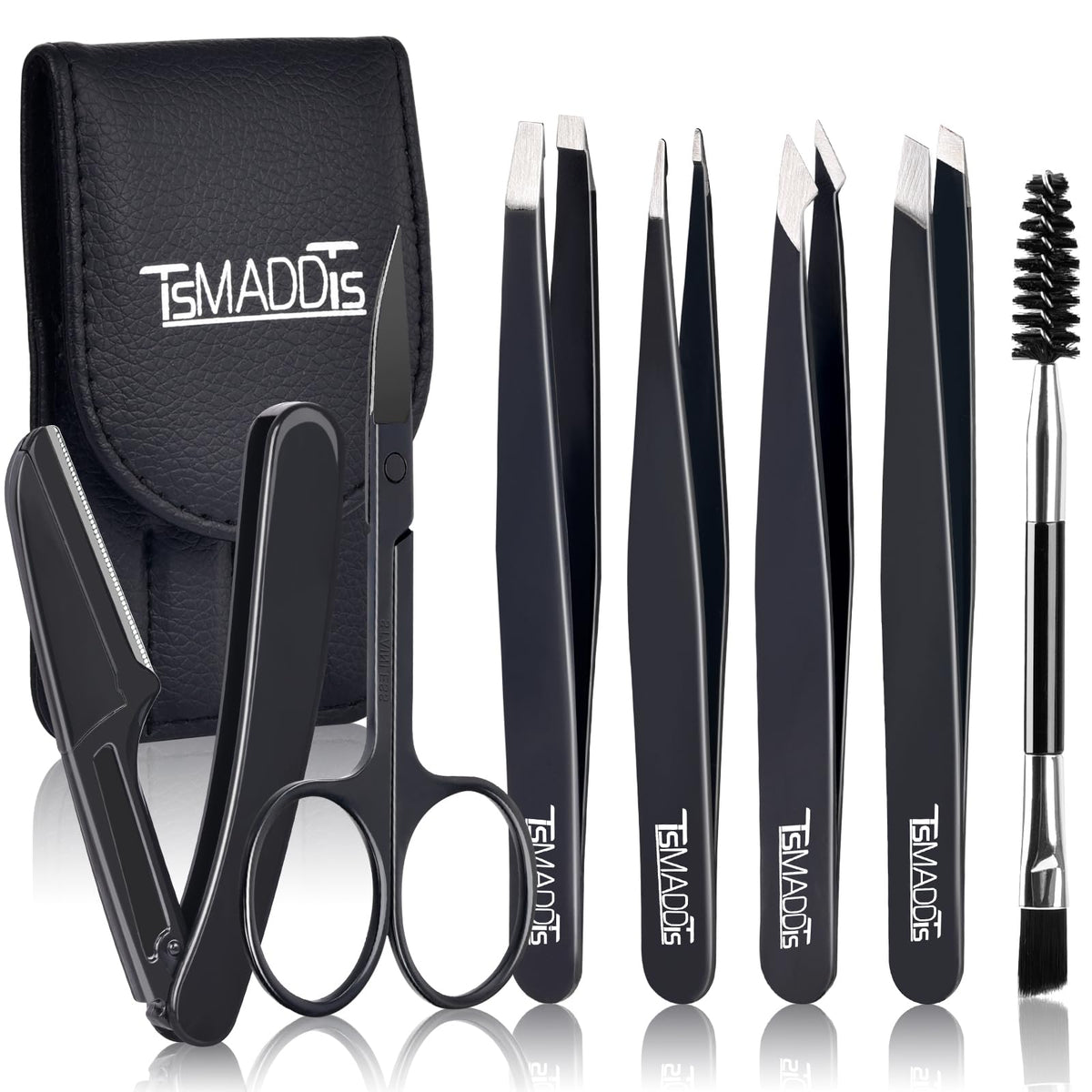 TsMADDTs pinces à sourcils pointues pour une prise précise des poils