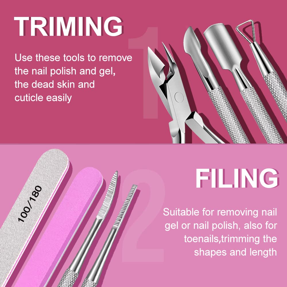 TsMADDTs pousse-cuticule facilitant le repoussage des cuticules autour des ongles.