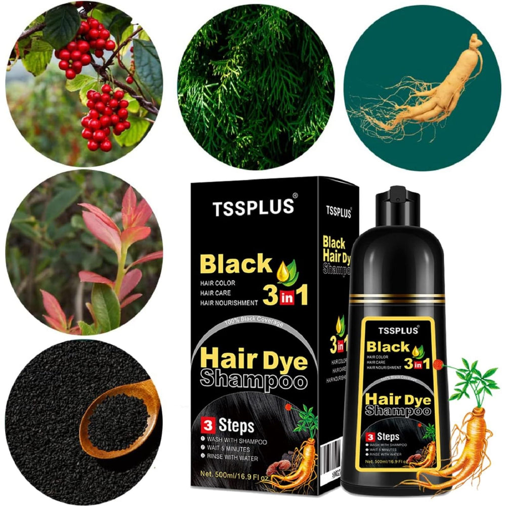 TSSPLUS formule 3-en-1 : coloration, soin et lavage en un seul produit