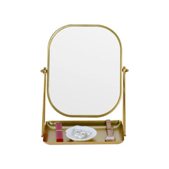 Miroir maquillage rotatif 360 Tstarer avec rangement, pratique pour l'organisation.