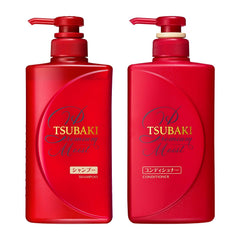 Tsubaki Moist Shampooing flacon et texture riche pour cheveux secs et plats
