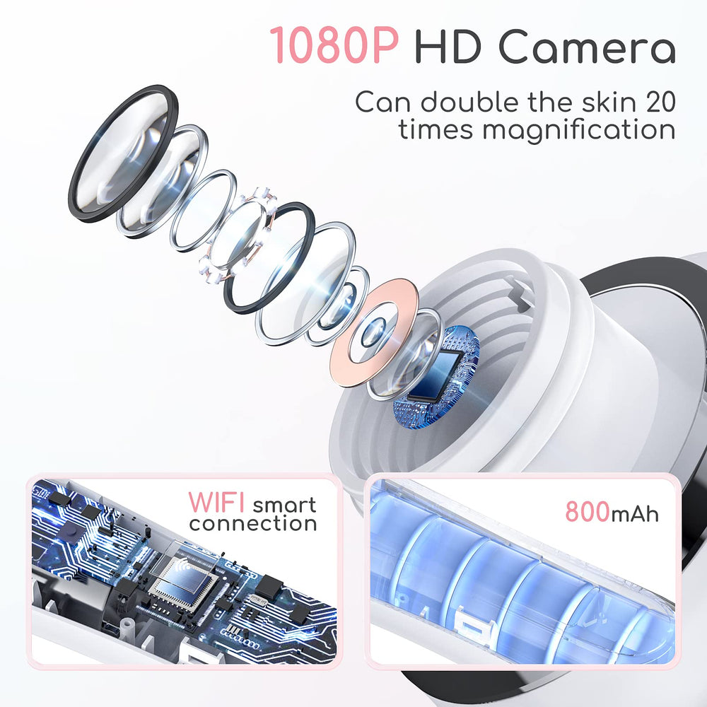 TTozka caméra HD et éclairage LED pour une inspection détaillée.