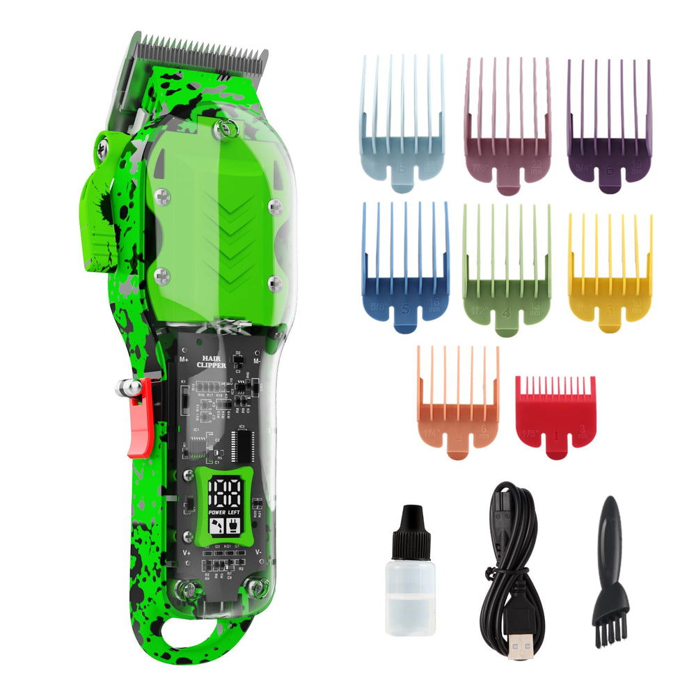 Tuanchuanrp tondeuse pro homme avec écran lumineux pour une coupe précise.