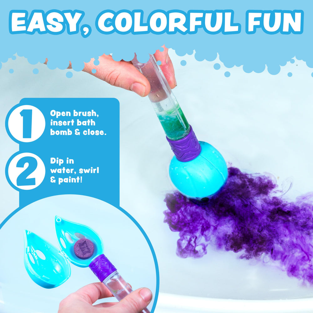 Tub Works Bath Color Tablets close-up showing vibrant moisturizing colors