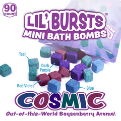 Tub Works Lil' Bursts cosmiques violet sombre: contrastes riches pour créer des décorations de bain.