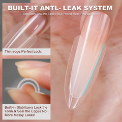 Tucepu Formes-ongles en plastique flexible offrent des extensions précises.
