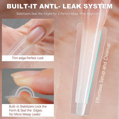 Formes sandwich Tucepu translucides, plastique flexible pour manipulation facile.