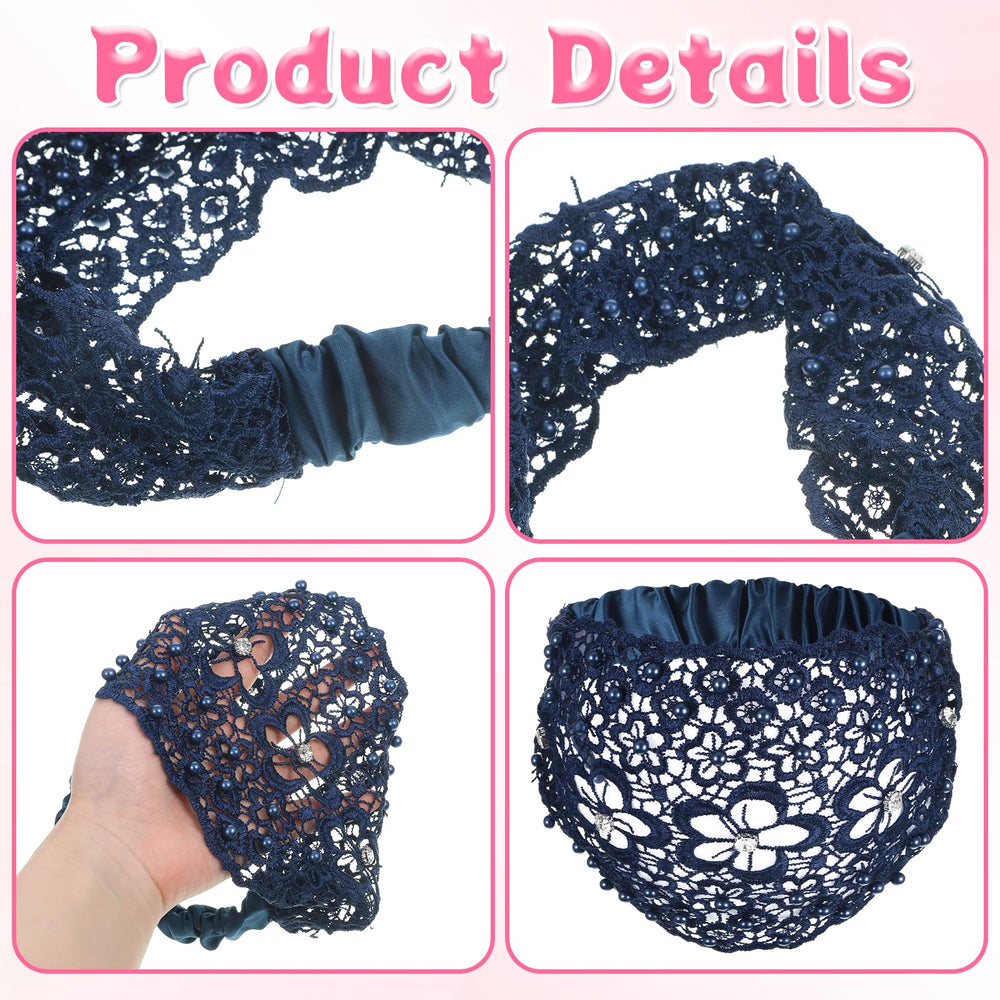 Tucnoeu bandeau large – options de couleurs marine brun et noir pour s’assortir.