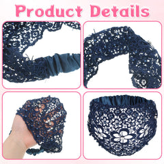 Tucnoeu bandeau large – options de couleurs marine brun et noir pour s’assortir.