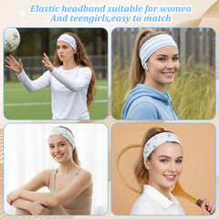 Bandeau Tucnoeu beige uni, accessoire discret et chic.