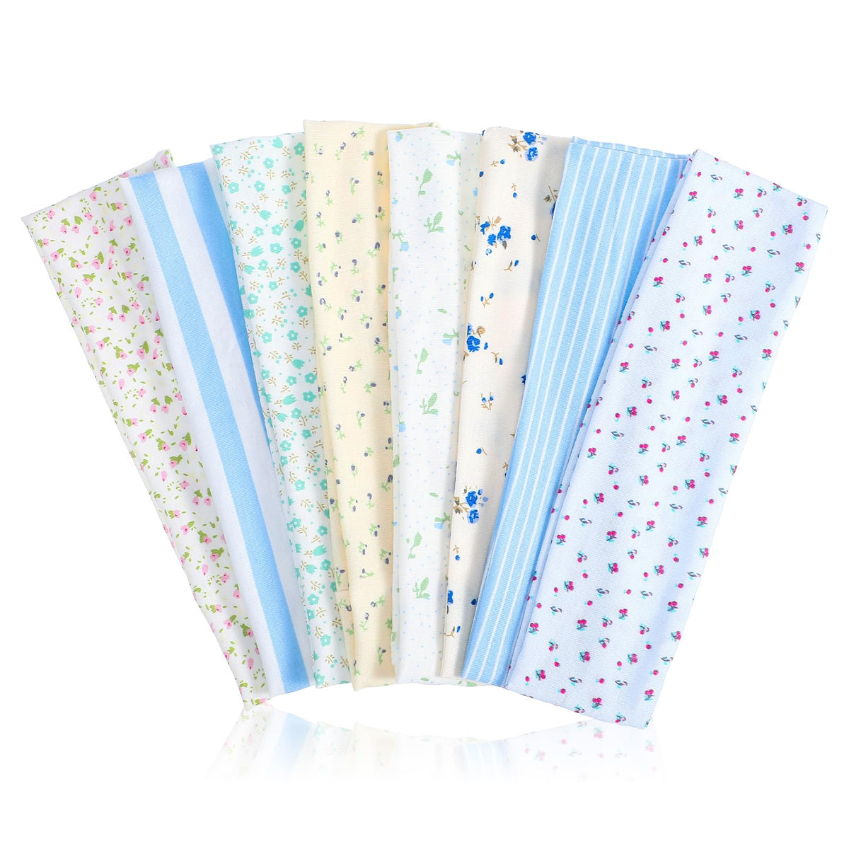 Bandeaux Tucnoeu fleurs ensemble 8 couleurs pour assortir vos tenues.