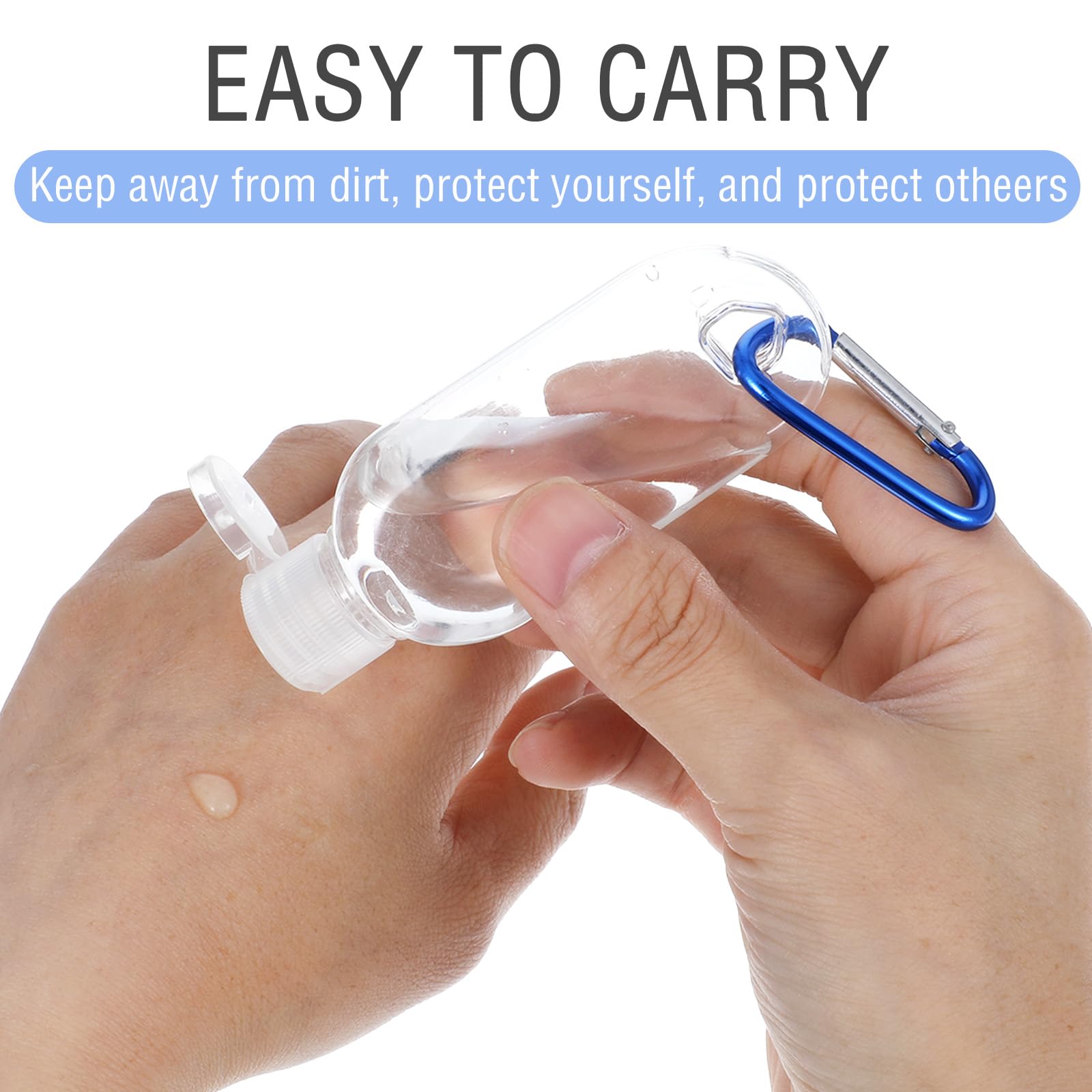 Tucnoeu flacon PET transparent sans odeur et réutilisable