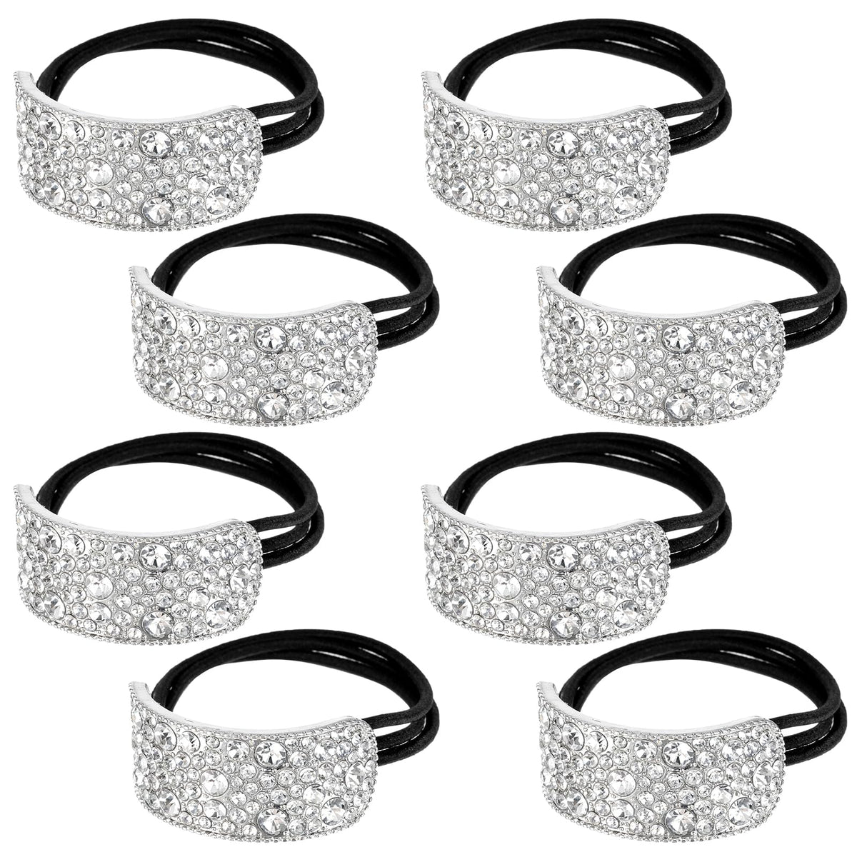Tucnoeu serre-cheveux cristal argent pour un look chic et durable.