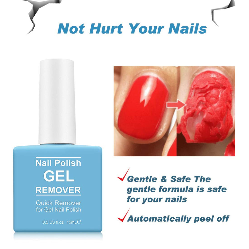 Tudiqe quick removal in 2-5 minutes demonstrated on nails