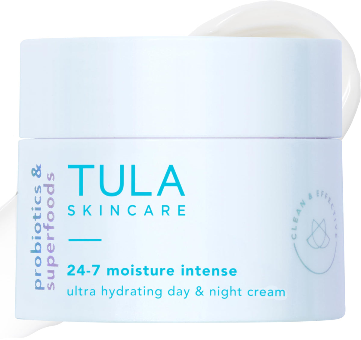 TULA 24-7 Moisture Cream bottle delivering rich hydration for daily use.