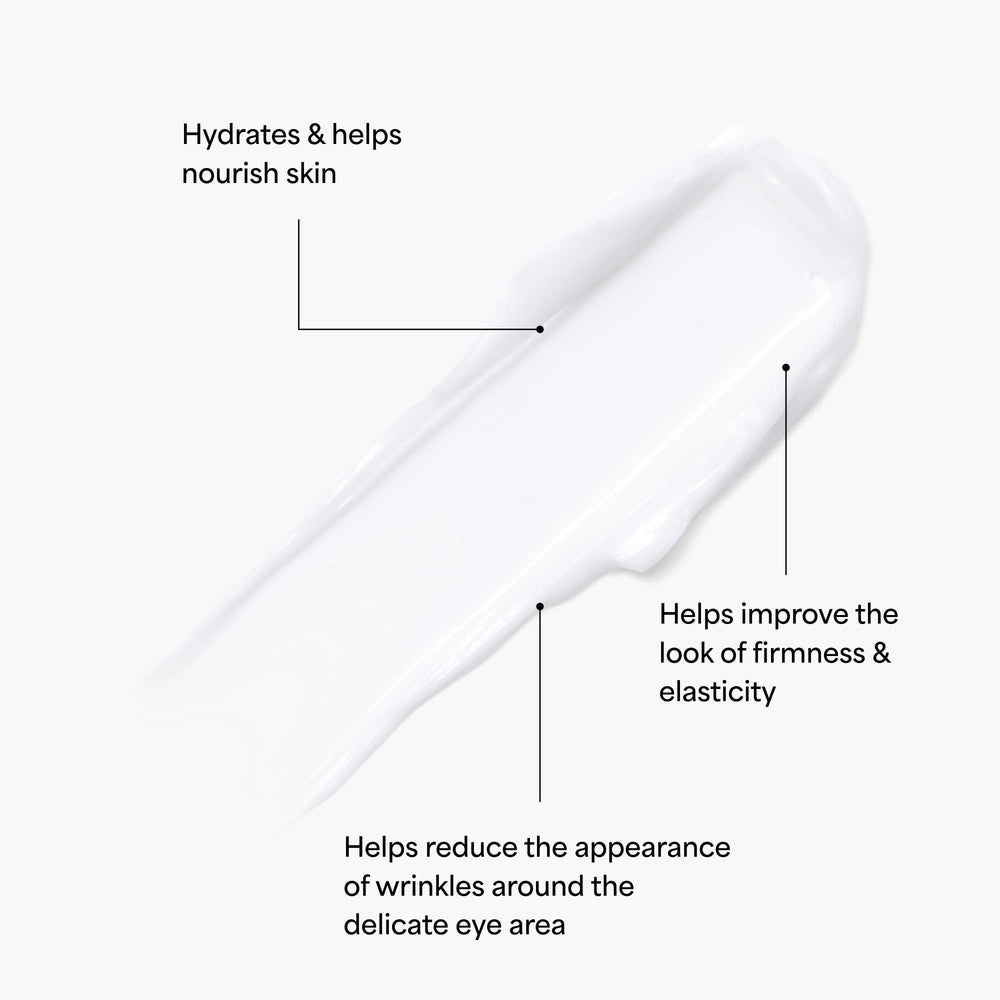 Étiquette et emballage TULA Crème Yeux, présentation soignée du produit.