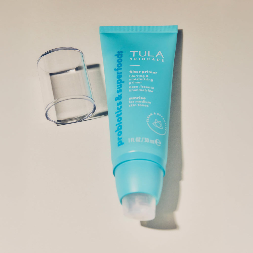 Aperçu peau après application du primer, peau prête au maquillage.