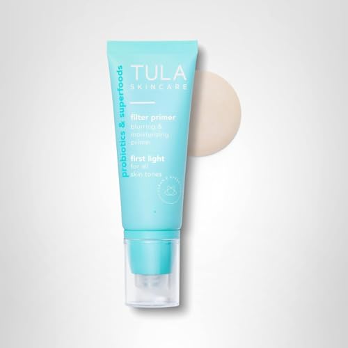 Emballage pratique du TULA Face Filter Primer prêt à l’emploi.