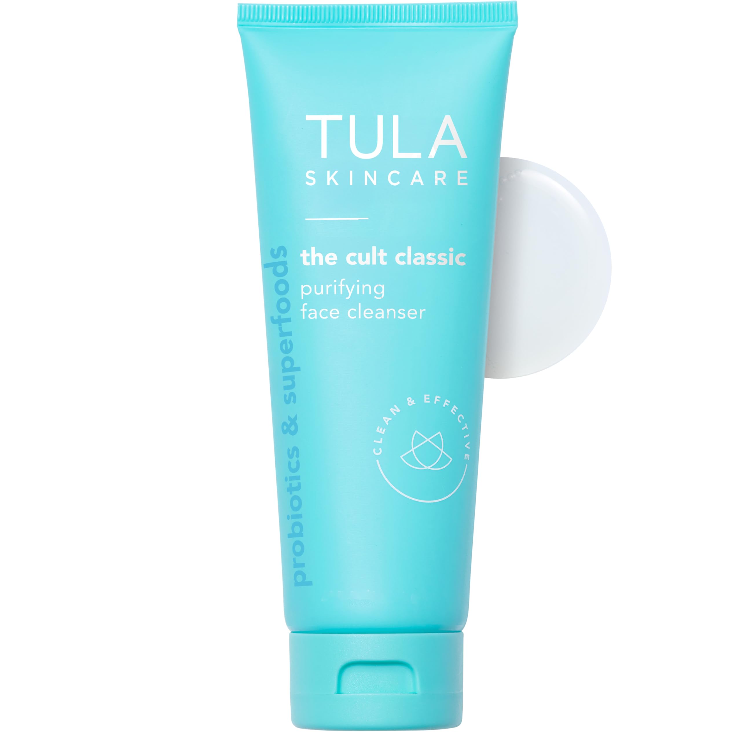 TULA nettoyant visage purifiant en bouteille purifie et démaquille en douceur