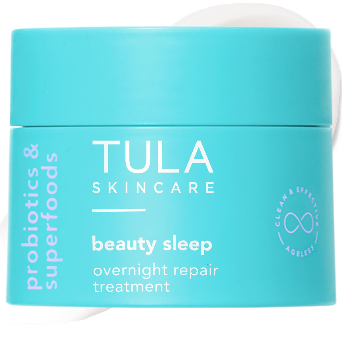 TULA crème nuit en pot, soin réparateur nocturne pour peau reposée.