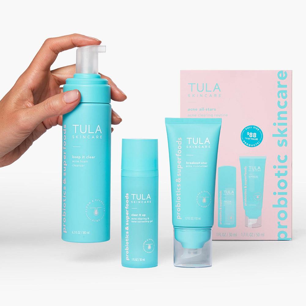 TULA probiotiques et extraits soin peau equilibrant