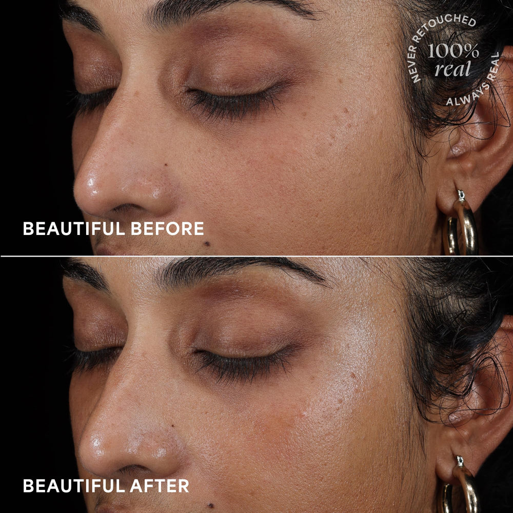 Peau lumineuse et protégée grâce à TULA Protect + Glow au quotidien.