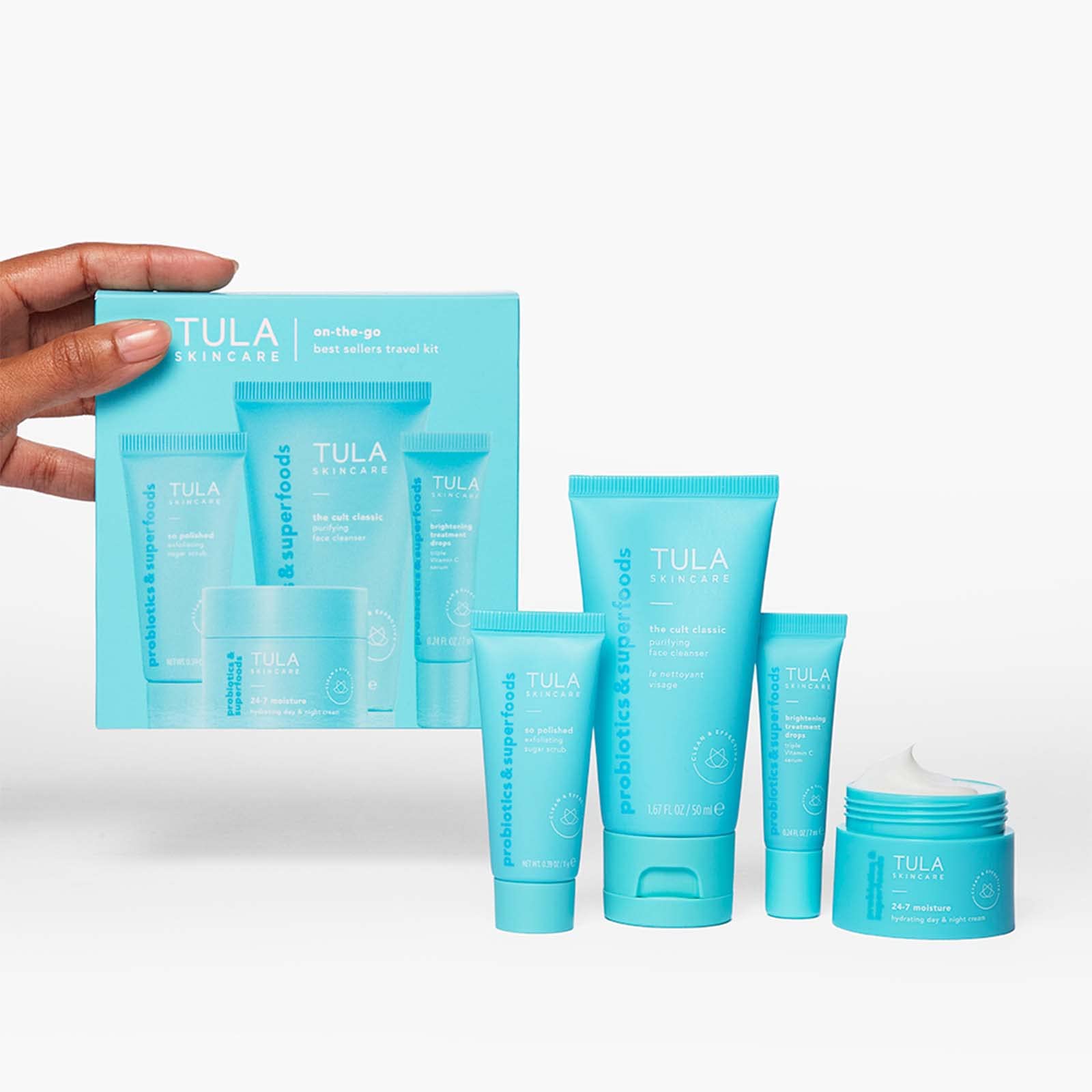 TULA sérum vitamine C pour un éclat en déplacement.