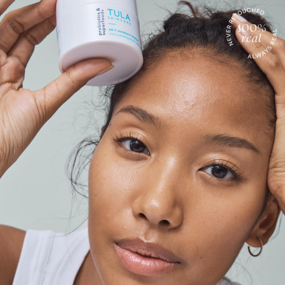 Silky hydration from TULA leaves skin feeling soft and comfortable.