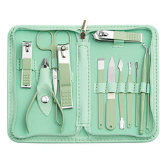 Tumkun kit ongles ensemble douze outils pour soins manucure à domicile