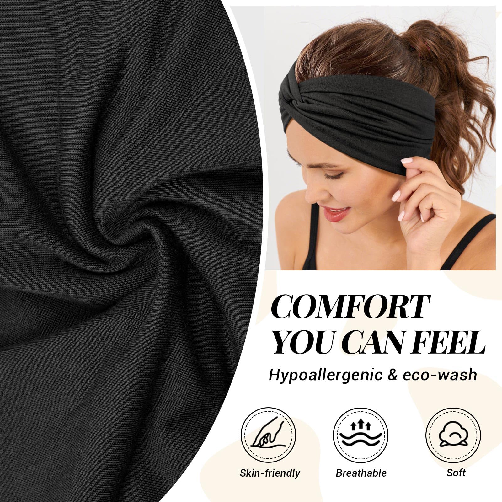Bandeau Tumurup brun, accessoire mode et pratique.