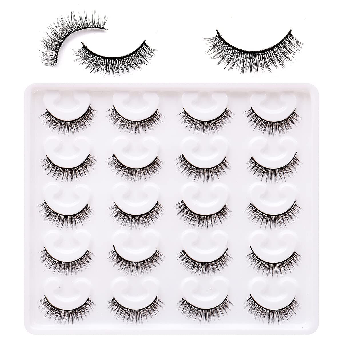 Cils Tumzzle courts pour un look naturel et léger