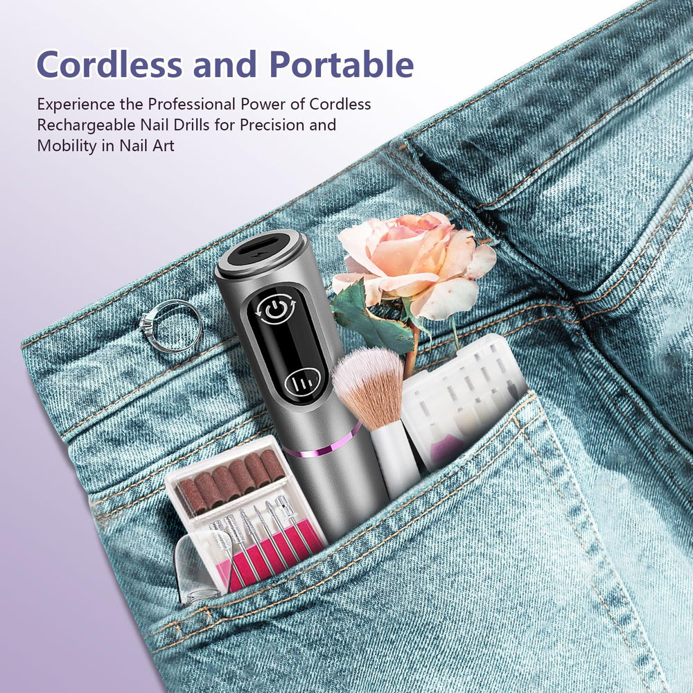 TUOBEO adjustable speed for precise natural or artificial nails