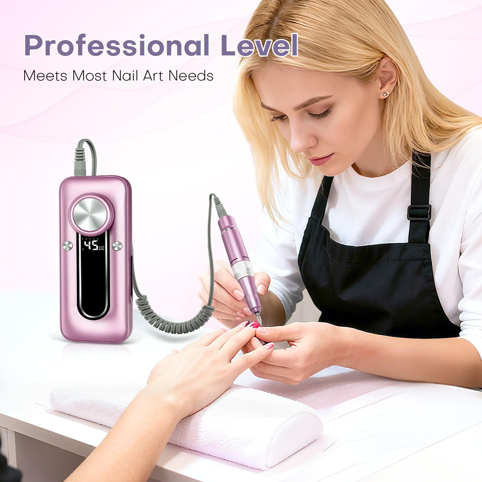 TUOBEO Nail Drill etui de transport pour déplacements professionnels
