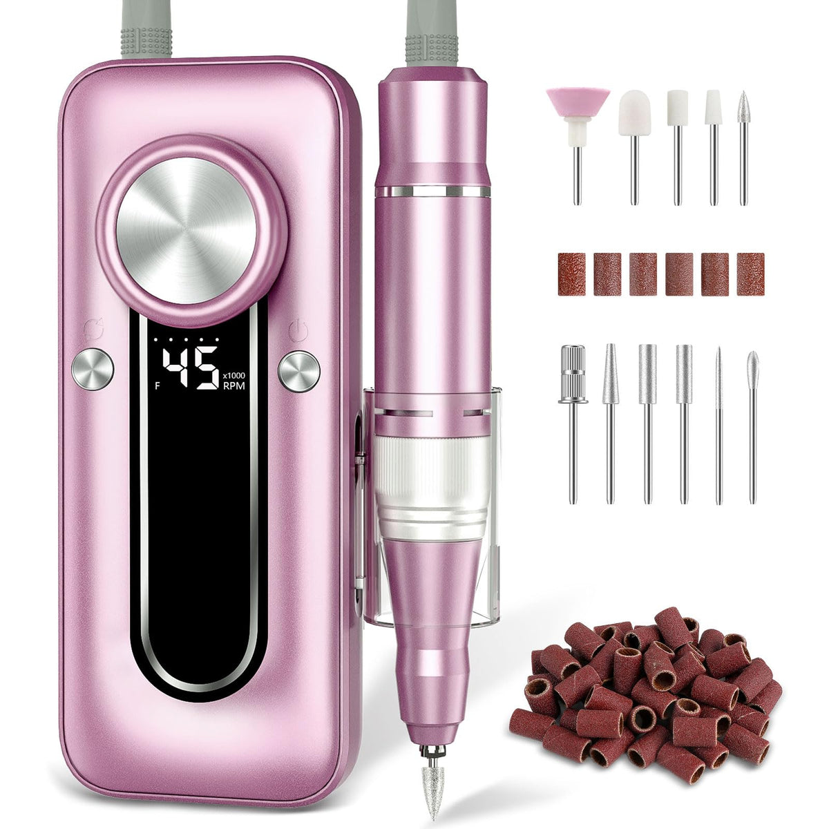 TUOBEO Nail Drill kit sans fil prêt a l emploi pour manucure professionnelle