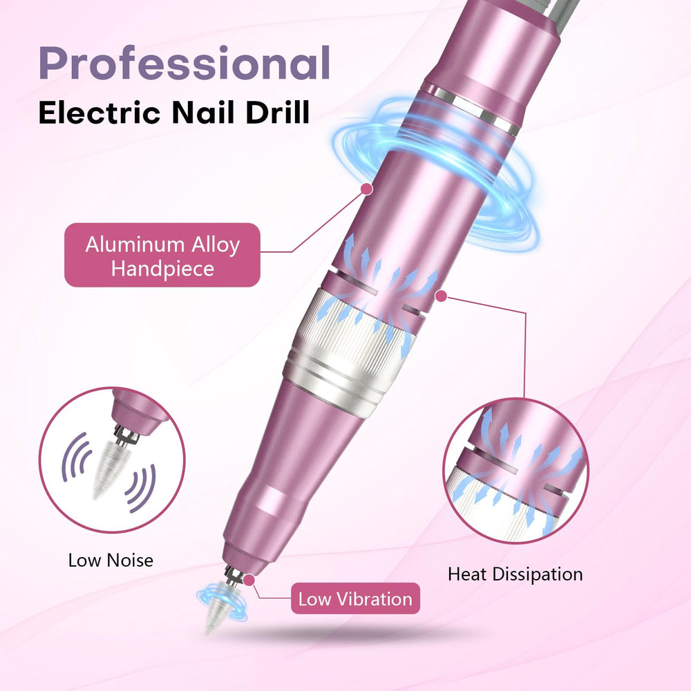 TUOBEO Nail Drill reglage vitesse precis pour progression lente ou rapide