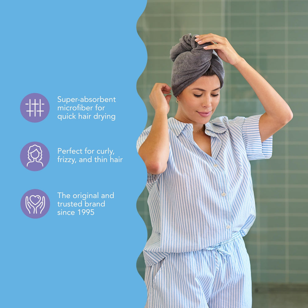 Turbie Twist voyage: compagnon idéal pour les cheveux en déplacement.