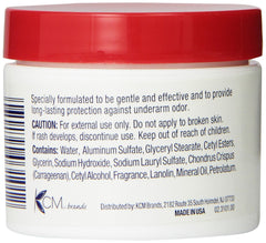 Tussy Crème Déodorant Épice Fraîche, démonstration d’application lisse et protection discrète.