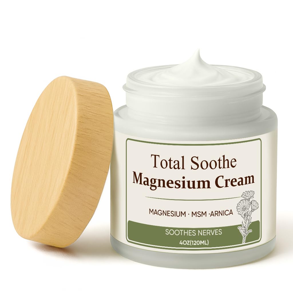 TUVAAZ Total Soothe crème magnesium, absorption rapide pour muscles détendus.