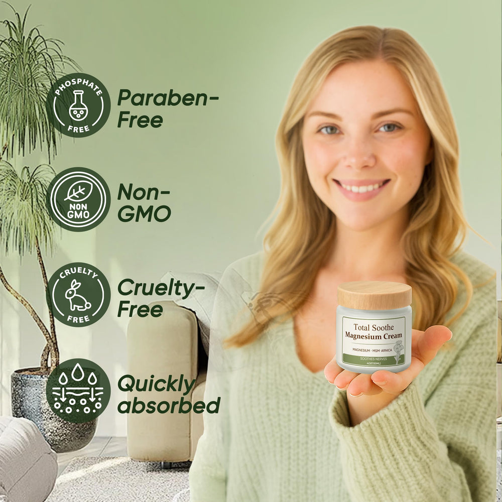 Hydratation et peau douce après application du Total Soothe.