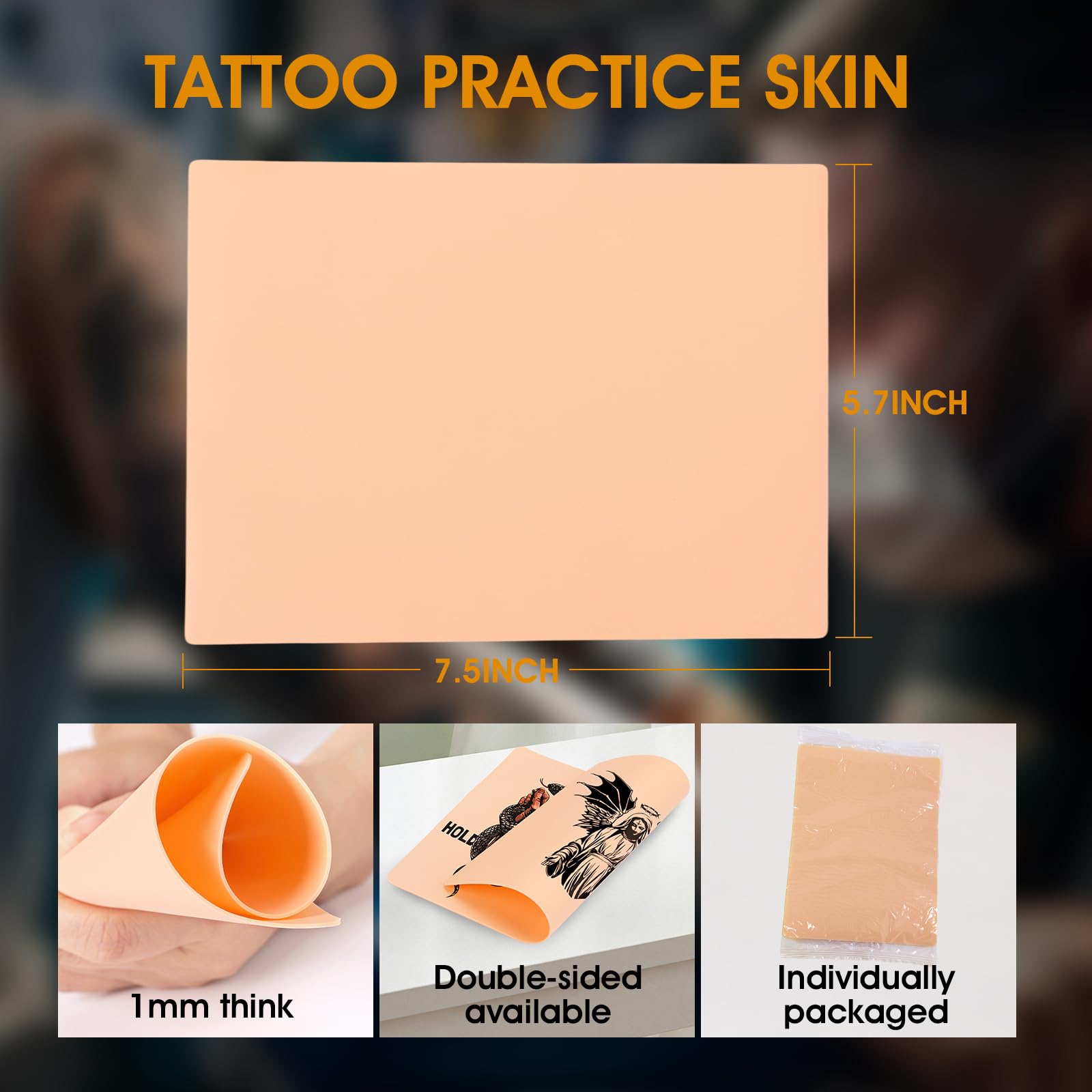 TUXIYA peau artificielle double-face, pratique et durable pour apprentissage.