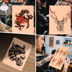 TUXIYA peau polyvalente pour tester machines et encres en tatouage.