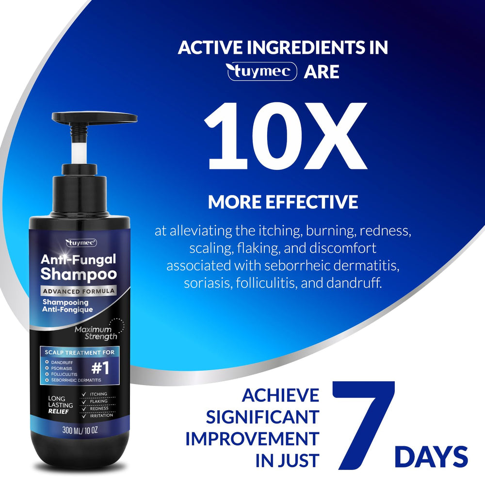 Tuymec Shampoing, texture légère qui aide à réduire les irritations et pellicules.