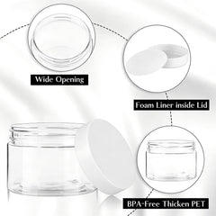 TUZAZO étiquettes incluses pour personnalisation des contenants 1oz.