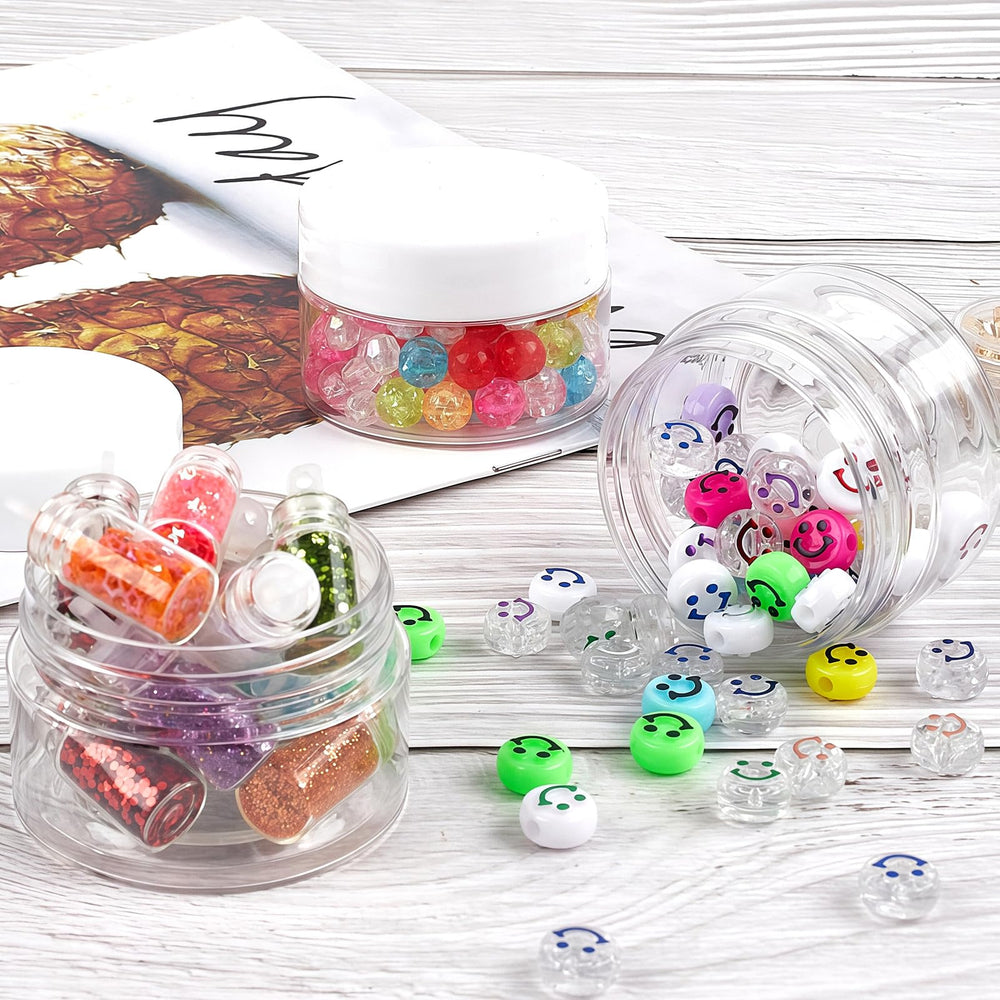 TUZAZO pots transparents 1oz, parfait pour stocker crèmes, lotions et gels.