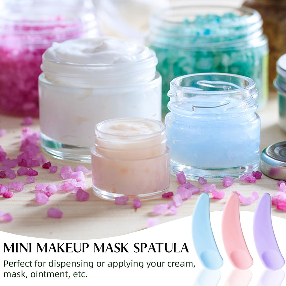 TUZAZO ensemble spatules cosmétiques dans boîte idéal pour échantillonnage et promotions.
